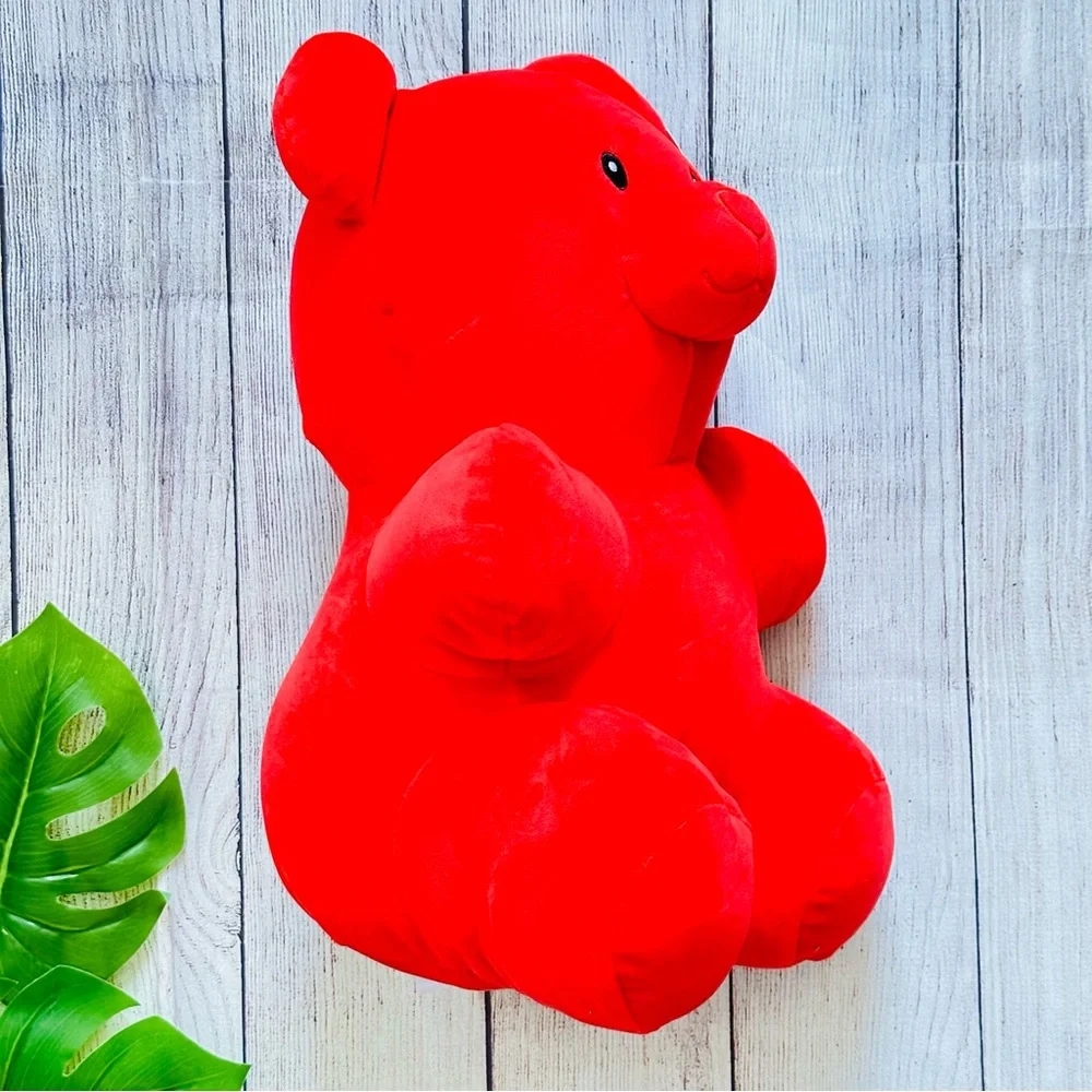 Valentine's Day Red Gummy Bear Plush, 16 in NEW